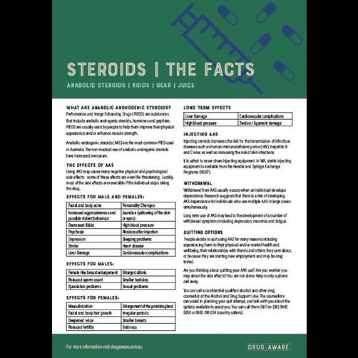 Steroids - factsheet 